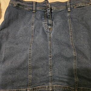 Jones New York Signature Denim Skirt 14